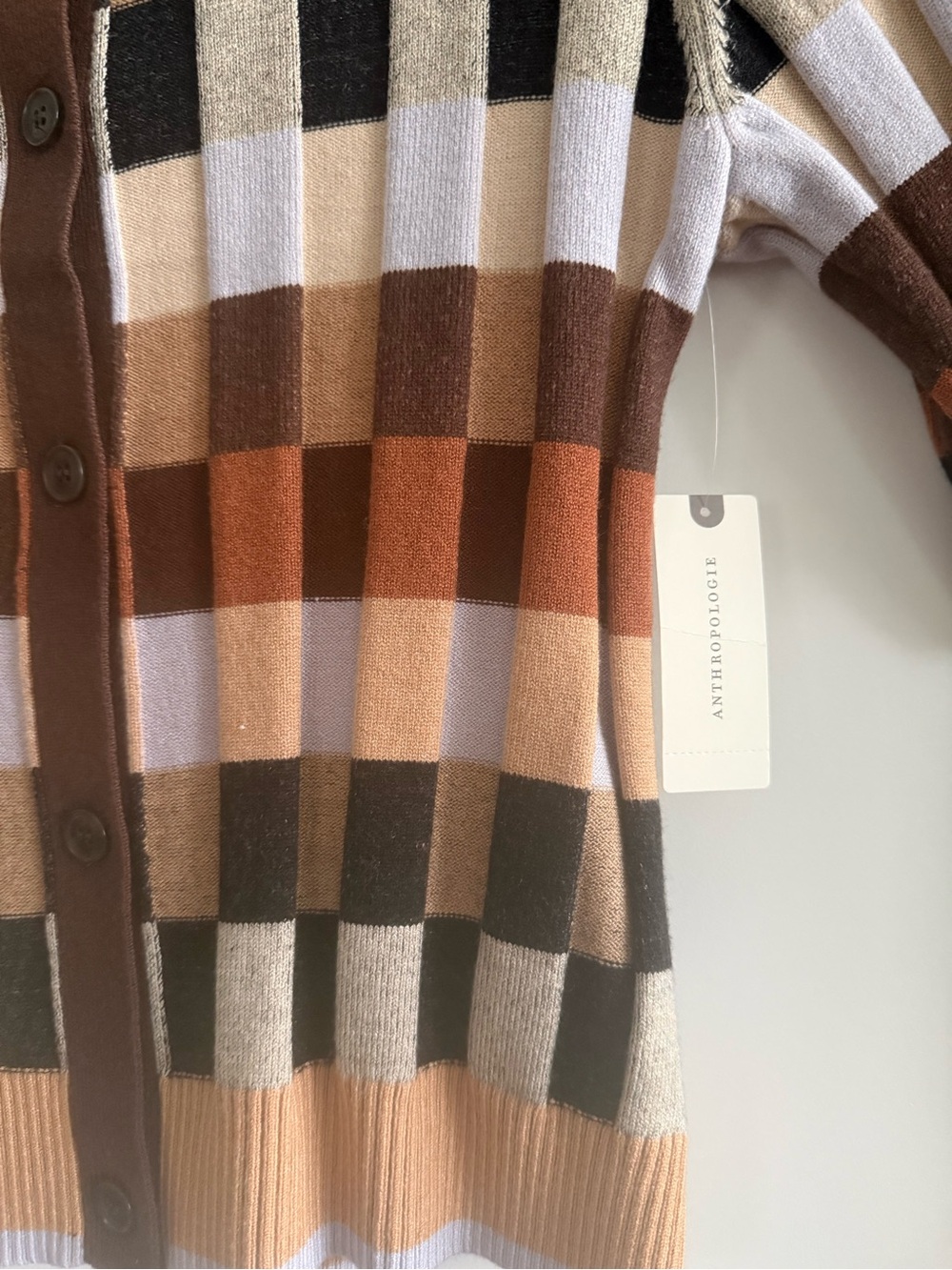 Maeve + Anthropologie The Kinsley Collared Cropped Cardigan Sweater - Picture 5 of 5